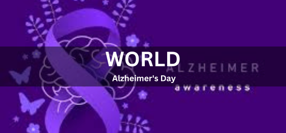 World Alzheimer's Day [विश्व अल्जाइमर दिवस]